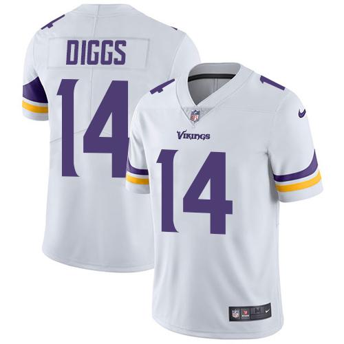 Men 2019 Minnesota Vikings #14 Diggs white Nike Vapor Untouchable Limited NFL Jersey